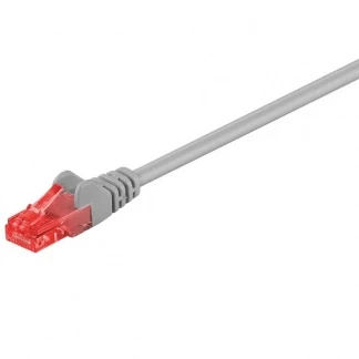 Afbeelding van Netwerkkabel Cat6 U/UTP 1 meter (Grijs)