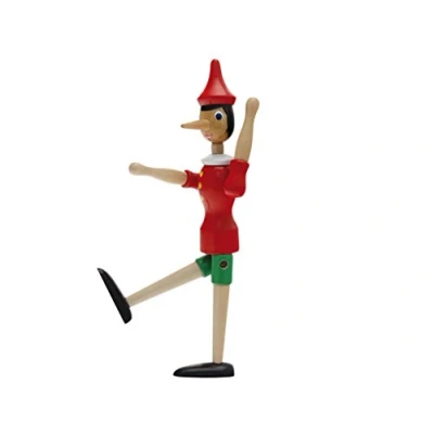 Afbeelding van Teorema Houten pinocchio, hoogte 30 cm, meerkleurig, 40192