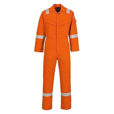 Afbeelding van Portwest FR21 Anti statische combinatie, licht, vlambestendig, 210 g, oranje, 4XL