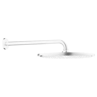 Afbeelding van Grohe Rainshower Cosmopolitan hoofddoucheset met plafondarm Supersteel