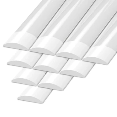 Afbeelding van Ledvion 10X LED Batten T8 Tube 60cm (20W, 6500K, 2400 lumen), Geïntegreerde LED, Daglicht Wit, Helder Licht, Plafonddlamp