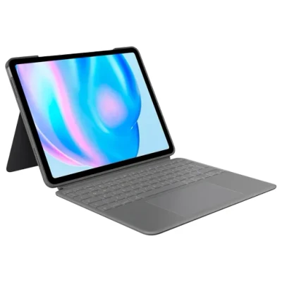 Image de Logitech Combo Touch Keyboard Coque Apple iPad Air (2024) 13 Gris Qwerty UK