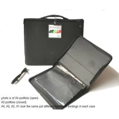 Image de ROYAL &amp; LANGNICKEL RBIND 37 ETUI CLASSEUR À ANNEAUX DE PRÉSENTATION EN VINYLE SOUPLE A4