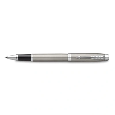Afbeelding van Parker IM Essential Stainless Steel CT Rollerball Kleur: Grijs De Vulpenwereld
