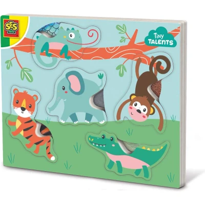 Afbeelding van Puzzel SES Creative Animal Sensory