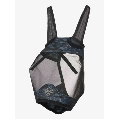 Image de LeMieux Masque Anti Mouches Half Visor Tek Camo Bleu XS