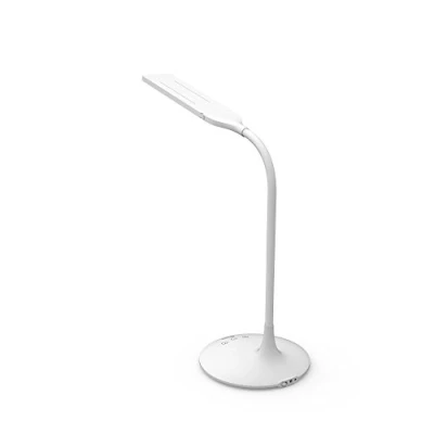 Afbeelding van ALBA LED Twin Bureaulamp Zwart 2 Koppen Draadloos