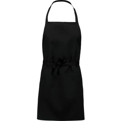 Afbeelding van Schort/Tuniek/Werkblouse Unisex One Size Kariban Black 80% Polyester, 20% Katoen