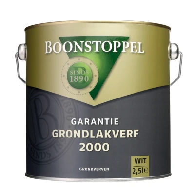 Afbeelding van Boonstoppel Garantie Grondlakverf 2000 2,5 liter Grondverf &amp; Primer