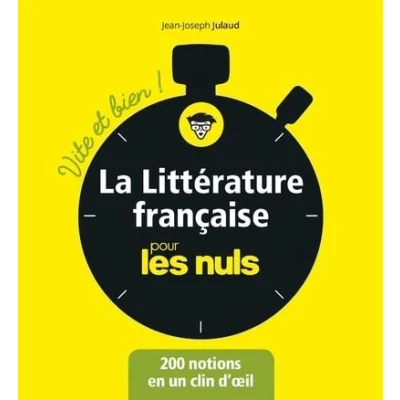 Image de La Littérature française pour les Nuls Vite et bien !