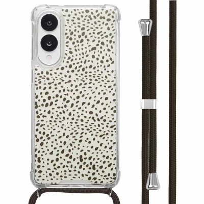 Afbeelding van imoshion Design hoesje met koord voor de Samsung Galaxy S25 Edge Desert Dots
