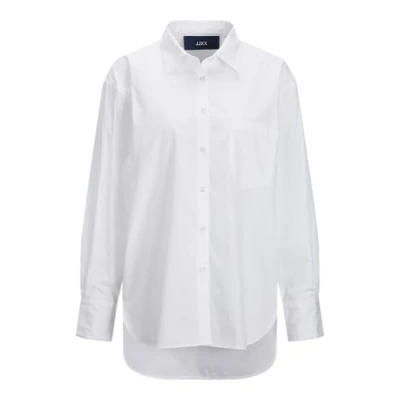 Afbeelding van JJXX Jamie Overhemdblouse, Dames, Maat: Medium, White