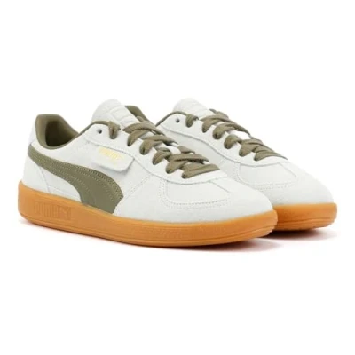 Afbeelding van Puma Palermo Unisex Sneakers laag, Maat: 44.5, Peaceful blue/loden green Veloursleer