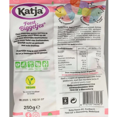 Afbeelding van Katja Feest Biggetjes 12x250g