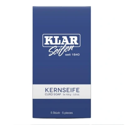 Afbeelding van Klar Seifen 5 x 100 g zeep Cosmos gecertificeerd palmolievrij geschikt voor normale tot onzuivere en gevoelige huid 11357