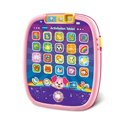 Afbeelding van VTech Baby Activiteiten Tablet Educatief Speelgoed Kinder Computer Vormen, Cijfers &amp; Meer Van 9 tot 36 maanden