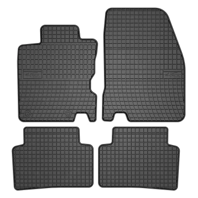 Afbeelding van FROGUM 546658 Vloermatset Rubber voor en achter 4 Zwart Op maat gemaakt