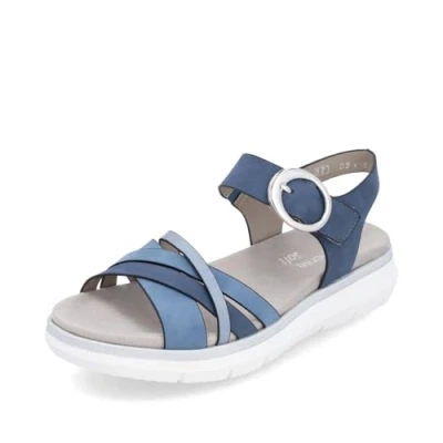 Afbeelding van Remonte Sandalen blauw Synthetisch Dames Maat 43