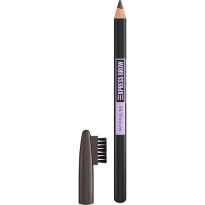 Afbeelding van Maybelline New York Express Brow Shaping Pencil 05 Black Brown Zwart Wenkbrauwpotlood en Borstel