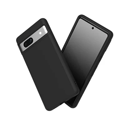 Afbeelding van RHINOSHIELD Hoesje compatibel met [Pixel 7a] SolidSuit dunne hoes schokabsorberende technologie en premium matte afwerking klassiek zwart