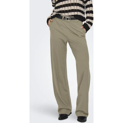 Afbeelding van ONLY Pantalon Poptrash Straight Fit Beige L32