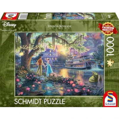 Image de DISNEY DREAMS DE PRINSES EN KIKKER, 1000 STUKJES