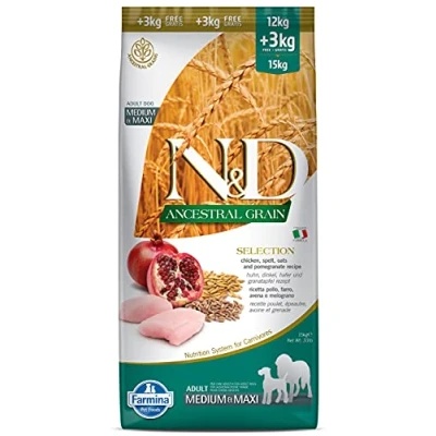 Afbeelding van Farmina Pet Food N&amp;D Ancestral Grain Canine 15 kg Volwassen Kip