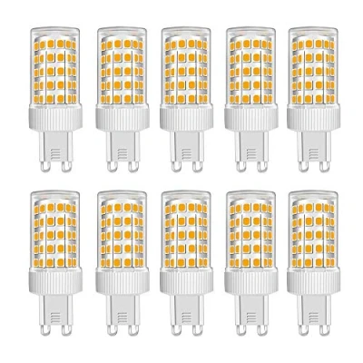 Afbeelding van G9 LED lamp, 10 W, 80 W halogeenlamp, komt overeen met warmwit, 3000 K, 800 lm, 360 graden brede stralingshoek, 220 240 V AC, niet dimbaar, stuks
