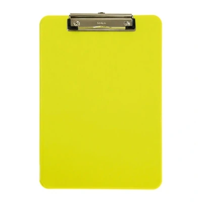 Image de Maul porte bloc néon A4 vertical jaune transparent