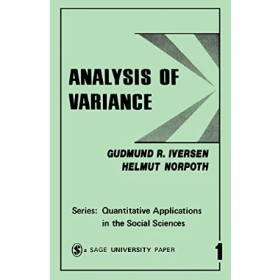 Afbeelding van Quantitative Applications in the Social Sciences Analysis of Variance