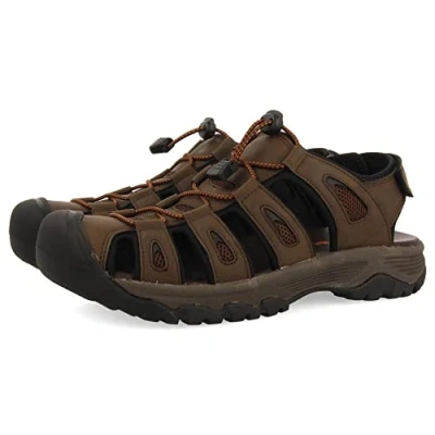 Afbeelding van Gioseppo Ponti Outdoorsandalen, Heren, Maat: 44, Marron Kunststof/ textiel