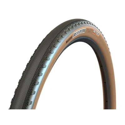 Afbeelding van Maxxis Receptor Exo/tr/tanwall 120 Tpi Tubeless Gravel Vouwband Zwart 700C / 40
