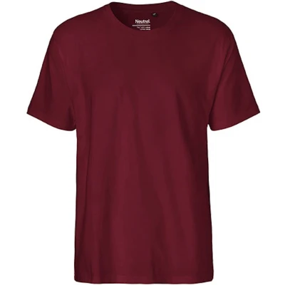 Afbeelding van Fairtrade Men&#039;s Classic T Shirt met korte mouwen Bordeaux S