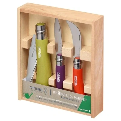 Afbeelding van Opinel Garden Tuinierset 3 delig Snoeimes Tuinmes Snoeizaag