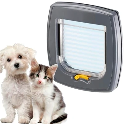 Afbeelding van Kattenluik Swing 1 grijs