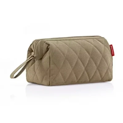Afbeelding van Reisenthel Travelcosmetic Toilettas 4L Rhombus Olive Groen