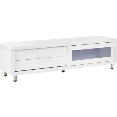 Afbeelding van Beliani PEMBORKE TV meubel Wit MDF
