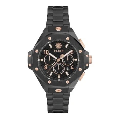 Afbeelding van Philipp Plein Chrono Royal PWPRA0424 Horloge Staal Zwart Ø 46 mm