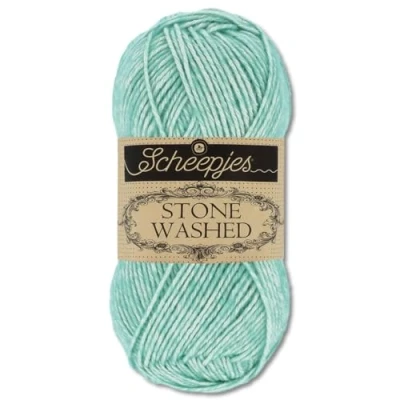 Afbeelding van Frida&#039;s Wollhaus Scheepjes 50 g wol voor breien en haken, zijdeachtig, 36 kleuren (828 Larimar)