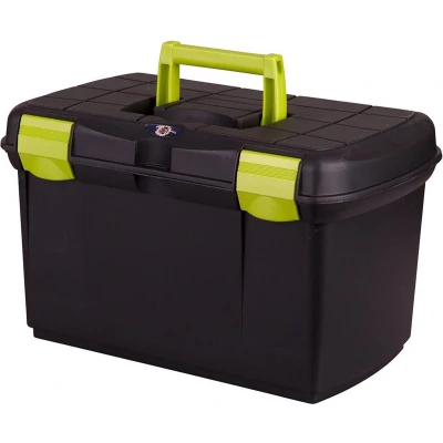 Afbeelding van Agradi Poetsbox Carlo Original Deksel Inzet Zwart/Lime