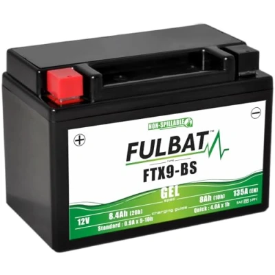 Afbeelding van FULBAT Batterij Moto GEL FTX9 BS / YTX9 12V 8,4Ah 135A