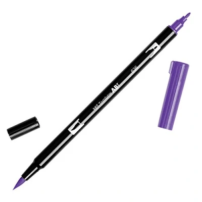 Afbeelding van Tombow ABT dubbele brushpen imperial purple 636