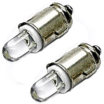 Afbeelding van LED Mafia 2 x BA7S 6 V wit, blauw, rood, groen, geel, halogeenverlichting voor snelheidsmeter (wit)