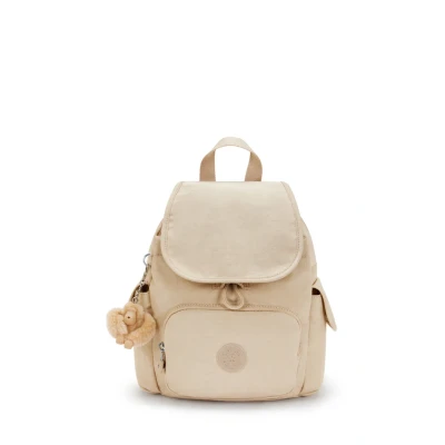 Afbeelding van Kipling City Pack Mini Dames Rugzak Sparkled Beige