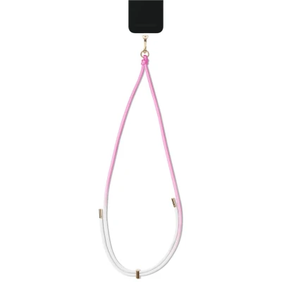 Afbeelding van iDeal of Sweden Cord Phone Strap Universal Telefoonkoord Universeel Bubblegum Pink Ombre
