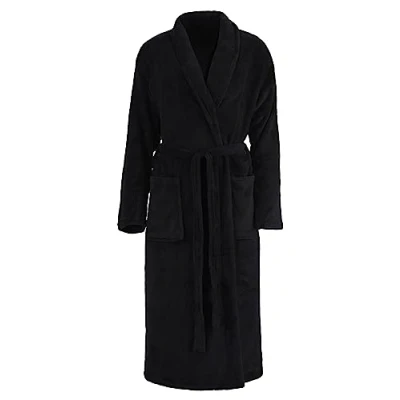 Afbeelding van Brandsseller Unisex microvezel badjas voor dames en heren maten S/M L/XL Kleuren: crème, roze, bruin, marineblauw grijs, zwart.