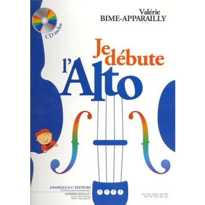 Image de Je Debute L&#039;Alto Methode D&#039;Alto Par Valerie Bime Apparailly + Cd