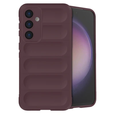 Afbeelding van iMoshion Hoesje Geschikt voor Samsung Galaxy S23 FE Siliconen EasyGrip Backcover Aubergine