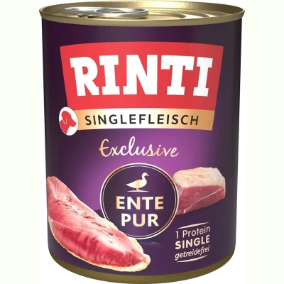 Afbeelding van RINTI Singlefleisch 6 x 800 g Hondenvoer Eend puur