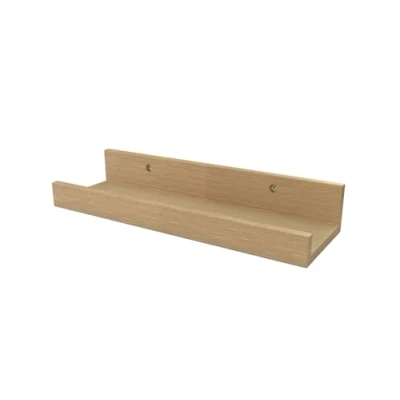 Afbeelding van Wackadoo Houten fotolijst, wandplanken voor de muur, eiken, FSC zwevende plank (eiken, 110)